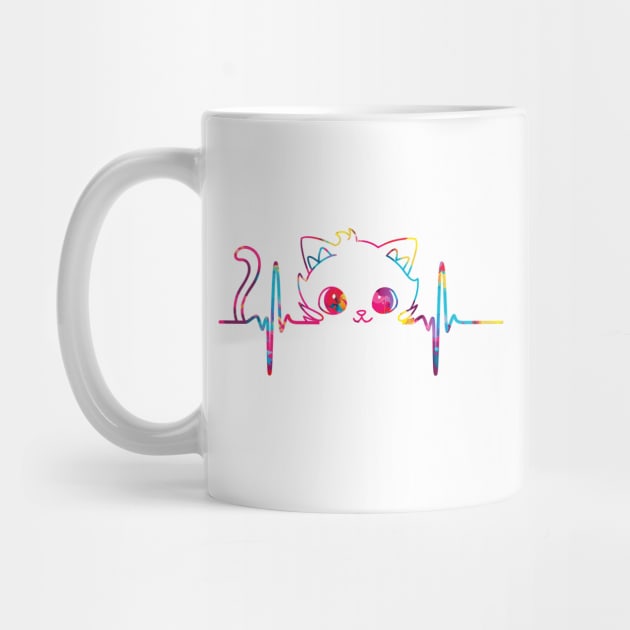 Cute Kitty Heartline by Designed By Marty